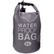 Водонепроницаемый гермомешок с плечевым ремнем Waterproof Bag 6878 5л Grey - изображение 1