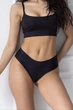 Комплект нижнего белья топ и трусики-слипы Totalfit T50 Черный XS (SET2W-Q10) - изображение 4