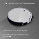 Робот-пилосос Tuya Smart для прибирання підлоги з керуванням через програму - зображення 5