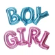Великі повітряні кулі з написами BOY та GIRL 2 шт (B422023) - зображення 1