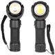 Фонарь Quantum Worklight QM-FL2020 Transformer 5 Вт LED + COB с USB + Li-ion 18650 2000 мА/ч (0746020703285) - изображение 2