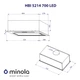 Вытяжка полновстраиваемая Minola HBI 5214 WH 700 LED - изображение 10