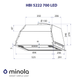 Вытяжка полновстраиваемая Minola HBI 5222 BLF 700 LED - изображение 10