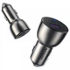 Автомобільний зарядний пристрій UGREEN 60980 CD213 36W USB-C USB-A QC 3.0 сірий - зображення 3