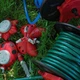 Котушка для шланга Intertool до 45 м шланга 1/2" без коліс сталь + ABS пластик вага 1.64 кг чорна з червоним (000043014) - зображення 4