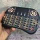 Клавиатура мини с тачпадом и подсветкой для Android Smart TV BOX UKC MWK08/i8 LED Черная - изображение 5