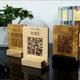 Табличка ACRY с QR-кодом на деревянной подставке А6 105х150 мм Фанера (27010) - изображение 3