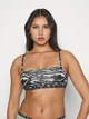 Бюстгальтер без косточек хлопковый Calvin Klein Underwear 822611840 XS Черный 2 шт. (1159785469) - изображение 6