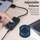 Звуковая карта Vention CDRBB USB 3x3.5 мм jack volume control Black - изображение 5