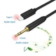 Аудио-кабель AUX Type-C to Mini-Jack 3.5 mm 1М Переходник Аукс Black - изображение 4
