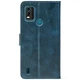 Чохол-книжка Crazy Horse Clasic для Nokia C21 Plus Dark Blue (Front) (46461) - изображение 3