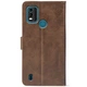 Чохол-книжка Crazy Horse Clasic для Nokia C21 Plus Brown (Front) (46459) - зображення 3