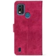 Чохол-книжка Crazy Horse Clasic для Nokia C21 Plus Magenta (Front) (46465) - изображение 3