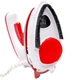 Ручной паровой дорожный утюг отпариватель с щеткой 1000W Mini Steam Iron HT-558B - изображение 2