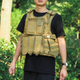 Жилет тактичний військовий розвантаження Tactical Vest A67 койот - зображення 3