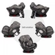 Автокрісло Bertoni/Lorelli Lyra Isofix 0-36 кг Black/Grey (LYRA black/grey) - зображення 3