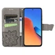 Чехол-книжка с рисунком UniCase Butterfly Pattern для Xiaomi Redmi 12 - Grey - изображение 2