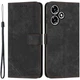 Чехол-книжка Deexe Lines Series для Infinix Hot 30 Play (X6835B) - Black - изображение 1