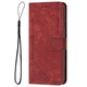Чехол-книжка Deexe Lines Series для Infinix Hot 30 Play (X6835B) - Red - изображение 5