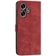 Чехол-книжка Deexe Lines Series для Infinix Hot 30 Play (X6835B) - Red - изображение 6