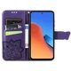 Чехол-книжка с рисунком UniCase Butterfly Pattern для Xiaomi Redmi 12 - Purple - изображение 2