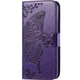 Чехол-книжка с рисунком UniCase Butterfly Pattern для Xiaomi Redmi 12 - Purple - изображение 6