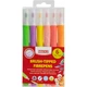 Фломастеры Maxi кисточки BRUSH-TIPPED Jumbo, 6 пастельных цветов, линия 0,5-6 мм (MX15238) - изображение 1