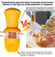 Диспенсер дозатор для масла уксуса соуса стеклянная бутылка с силиконовой щеткой 2в1 630 мл Желтый - изображение 5