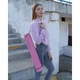 Коврик для йоги PowerPlay 4010 PVC Yoga Mat 173 x 61 x 0.6 см Лавандовий (PP_4010_Lavender_(173*0,6)) - изображение 3