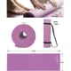 Коврик для йоги PowerPlay 4010 PVC Yoga Mat 173 x 61 x 0.6 см Лавандовий (PP_4010_Lavender_(173*0,6)) - изображение 10