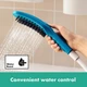 Душевая лейка HANSGROHE DogShower с кнопкой 63мм пластик синяя 26640540 - изображение 8