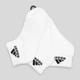 Набор мужских носков коротких хлопковых Adidas C Spw Ank HT3441 46-48 3 пары White (4066746333556) - изображение 1