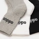 Набор мужских носков высоких хлопковых Adidas C Lin Crew IC1302 40-42 Medium Grey Heather (4066746467305) - изображение 4