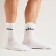 Набор мужских носков высоких хлопковых Adidas C Lin Crew IC1302 40-42 Medium Grey Heather (4066746467305) - изображение 5