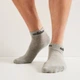 Набор мужских носков теплых коротких хлопковіх Adidas C Lin Ankle IC1304 40-42 3 пары Medium Grey Heather (4066746450956) - изображение 6