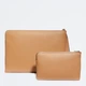Комплект (сумка-клатч + косметичка) женский Calvin Klein 644797404 One size Коричневый (1159785045) - изображение 2
