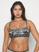 Набор бюстгальтеров без косточек хлопковый Calvin Klein Underwear 822611840 L Черный (1159784462) - изображение 7