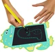 Планшет дитячий кольоровий 8.5" LCD дошка для малювання Writing Tablet Dinosaur Color Green - зображення 3
