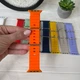 Силиконовый Ремешок Ocean Band для Apple Watch 42,44,45,49 мм Оранжевый - изображение 2