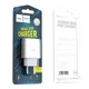Сітчастий зарядний пристрій HOCO C73A Glorious dual port charger White - зображення 6