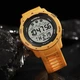 Годинник наручний Synoke waterproof 30m yellow - зображення 2