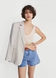 Топ MANGO 47048637-OPORT Экрю XS E000102 - изображение 2