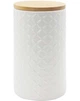 Емкость для хранения МВМ MY HOME 1100 мл Белая (KP-18 L WHITE/WOOD) - изображение 1