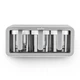 Полка с емкостями для хранения специй МВМ My Home Бело-серая (KP-12 WHITE/GRAY) - изображение 2