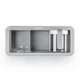 Полка с емкостями для хранения специй МВМ My Home Бело-серая (KP-12 WHITE/GRAY) - изображение 4