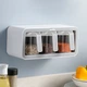 Полка с емкостями для хранения специй МВМ My Home Бело-серая (KP-12 WHITE/GRAY) - изображение 6