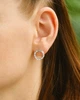 Сережки у формі кільця зі срібла 925 (АРТ. №696) Dadiverin Jewelry - изображение 2