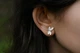 Сережки зі срібла 925 у вигляді бабки (стрекози) (АРТ. №6038b) Dadiverin Jewelry - изображение 2