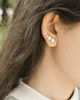 Сережки клаймбери зі срібла 925 (АРТ. №698) Dadiverin Jewelry - изображение 5