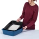 Закритий туалет для кішок Ferplast Ariel 10 Home 47х36х35 см Синій (72068099) - зображення 7